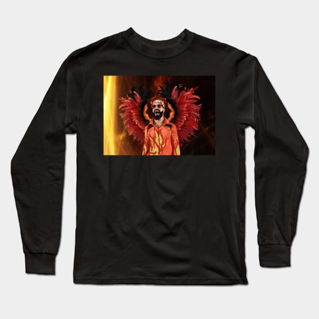 WWE Seth Rollins Long Sleeve T-Shirt by FineAndDandy